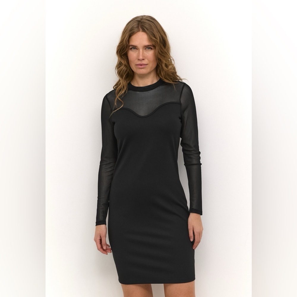 CULTURE Black Long Sleeve Dress
